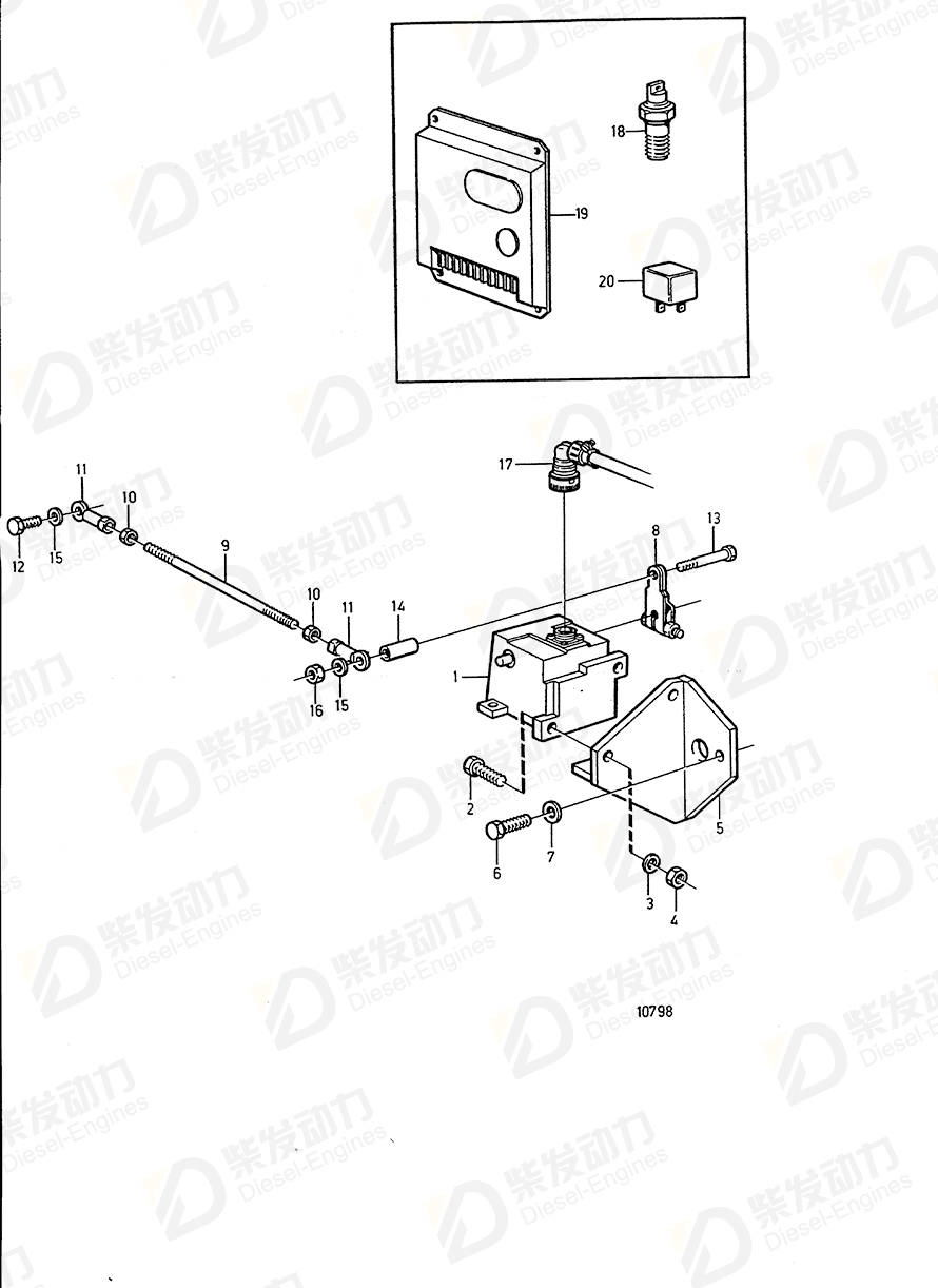 VOLVO Stud 968975 Drawing